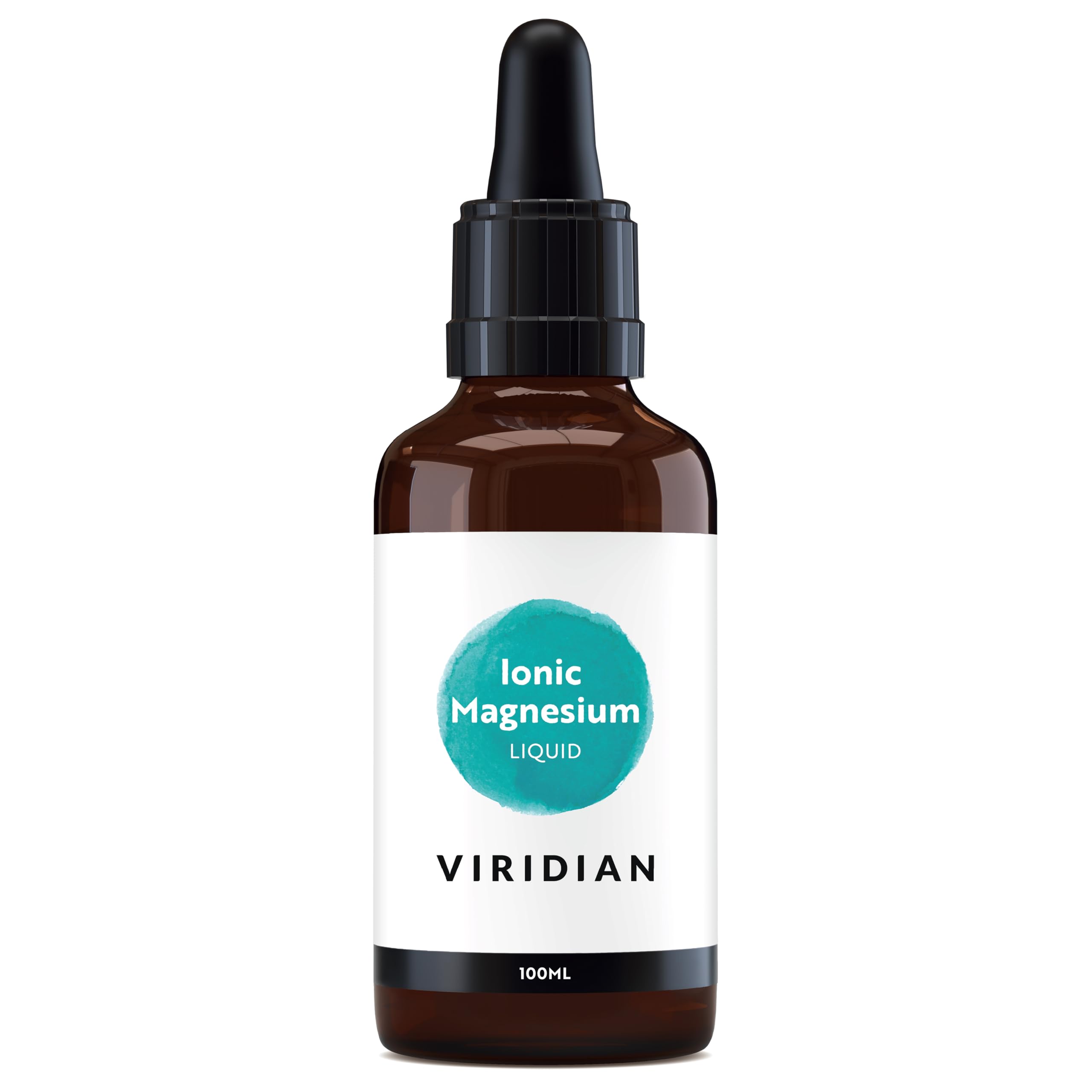 Viridian Ionic Magnesium Liquid – 100 ml | Liquid Magnesium from Great Salt Lake Utah with Naturally Occurring Electrolytes | 100% Active Ingredients, No Artificial Fillers, Vegan-Friendly
