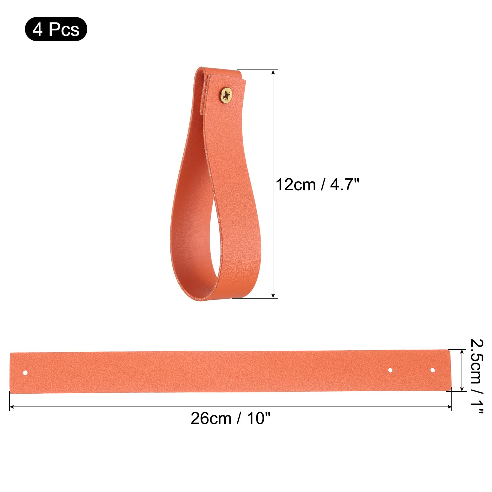 10 Pezzi Ganci da Parete, Supporto per Bastone per Tenda in Pelle PU, Cinghie in Pelle per Supporto Fai da Te Gancio di Stoccaggio a Muro Marrone | Leroy Merlin