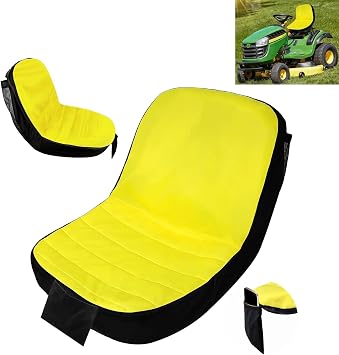 Lawn Mower Seat Cover for Bolens G272 / G274 19831989, Oxford Fabric Tractor Seat Cover with Pockets, Water-Resistant & Anti-Slip Seat Protector for Garden Tractor