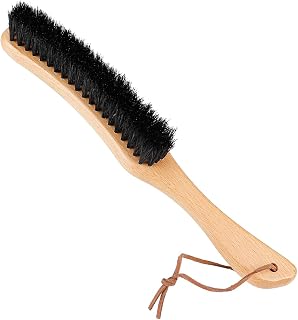 UOIQNG Hog Bristle Garment Brush Clothes Brush Long Wooden Handle Brush Hat Brush Lint Brush Hair Dust Cleaning Brush Antistatic Sweater Lint Comb