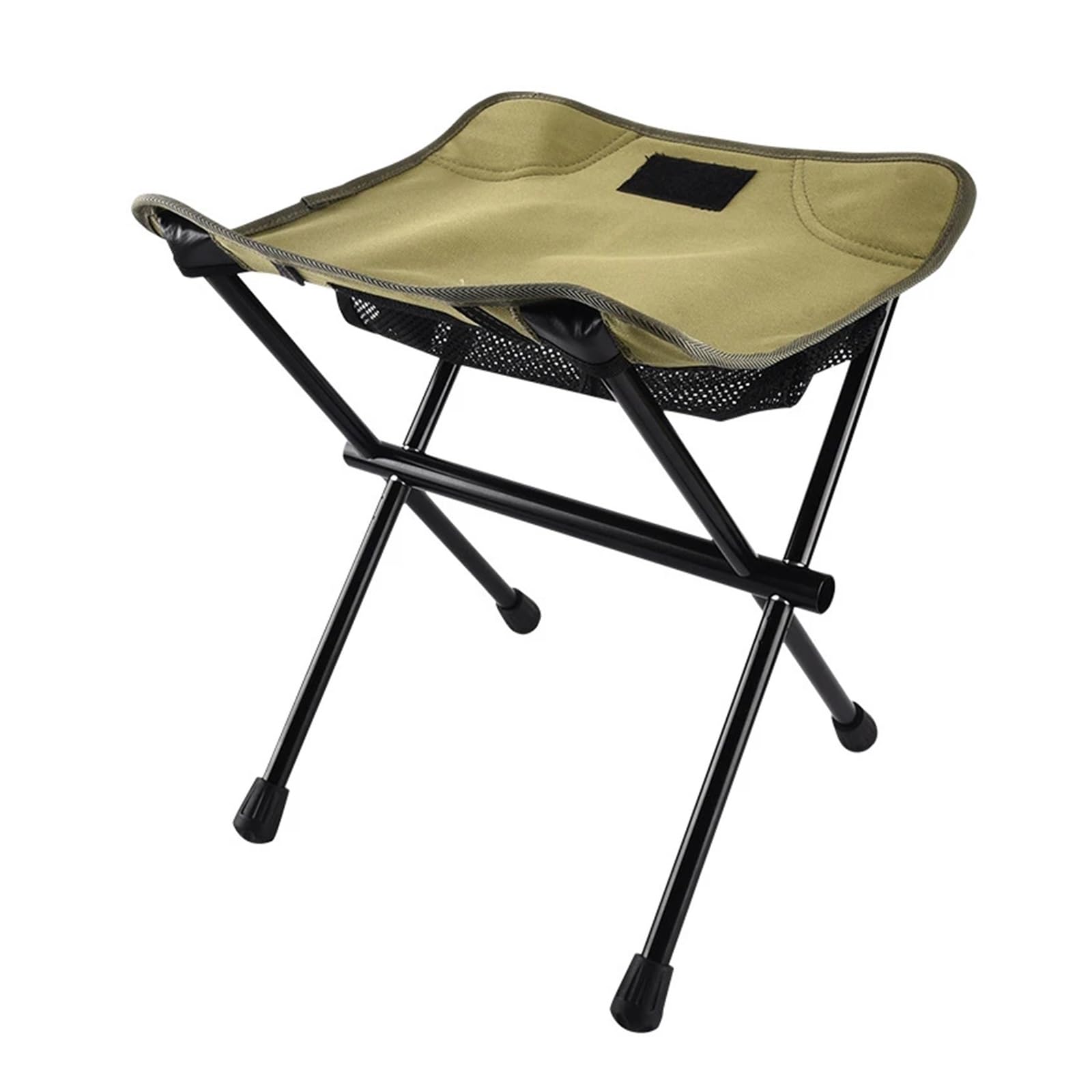 Camping Stool, Camping Stool Outdoor camping ultra lightweight portable stool, high aesthetic value 7077 aluminum alloy folding(Green)