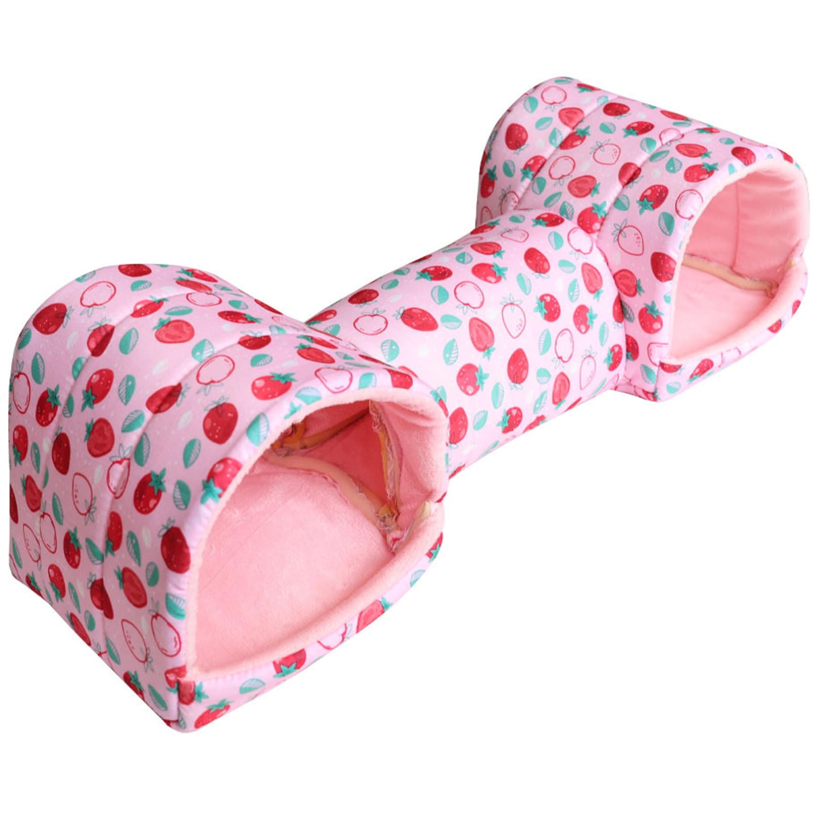 Guinea Pig Hideout Soft Warm Guinea Pig Tunnel Comfortable Cozy Hamster Bed for Rabbit, Ferrets, Chinchillas, Hedgehogs