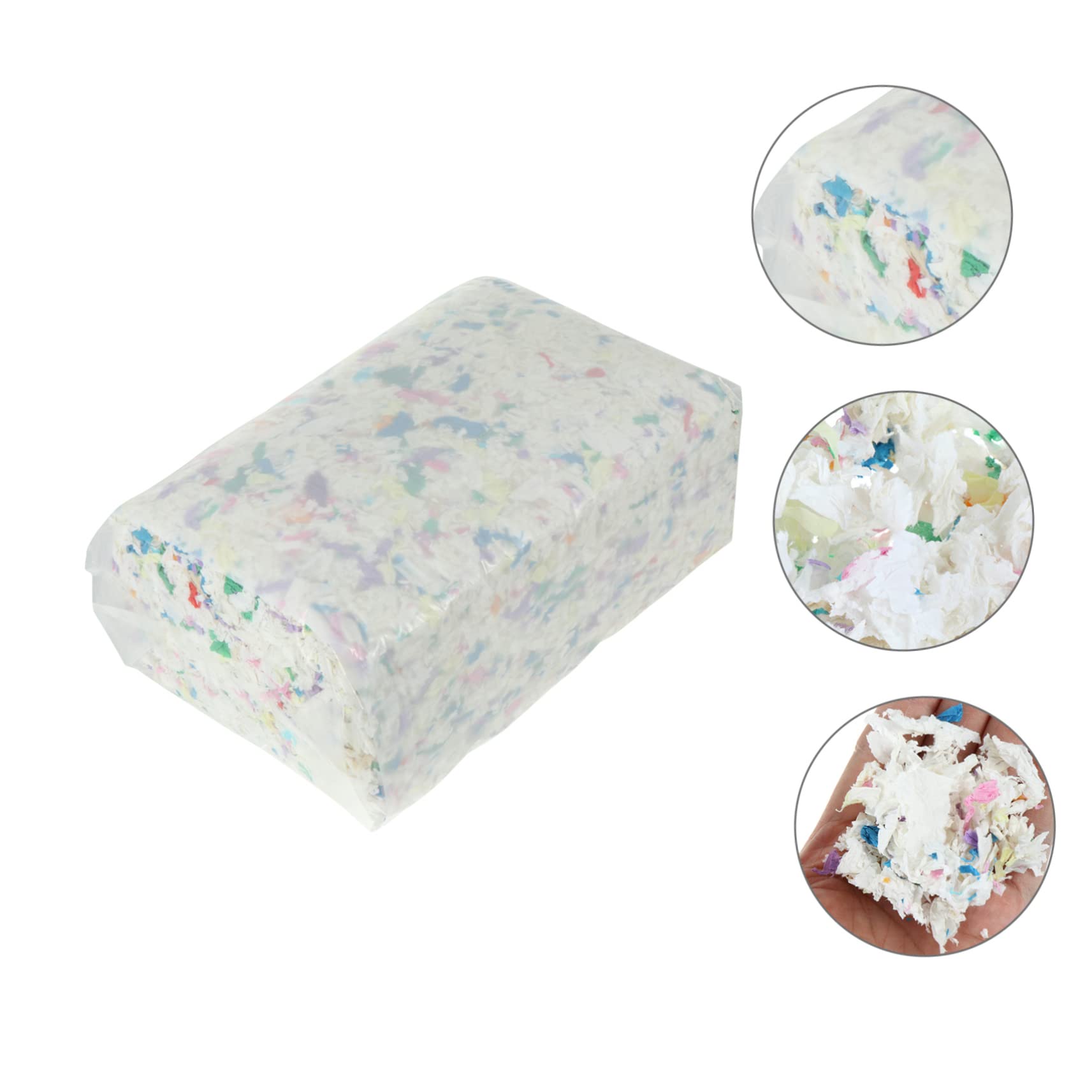 Happyyami Hamsterkäfig Papierstreu 450g Beutel, Saugstarkes Papier