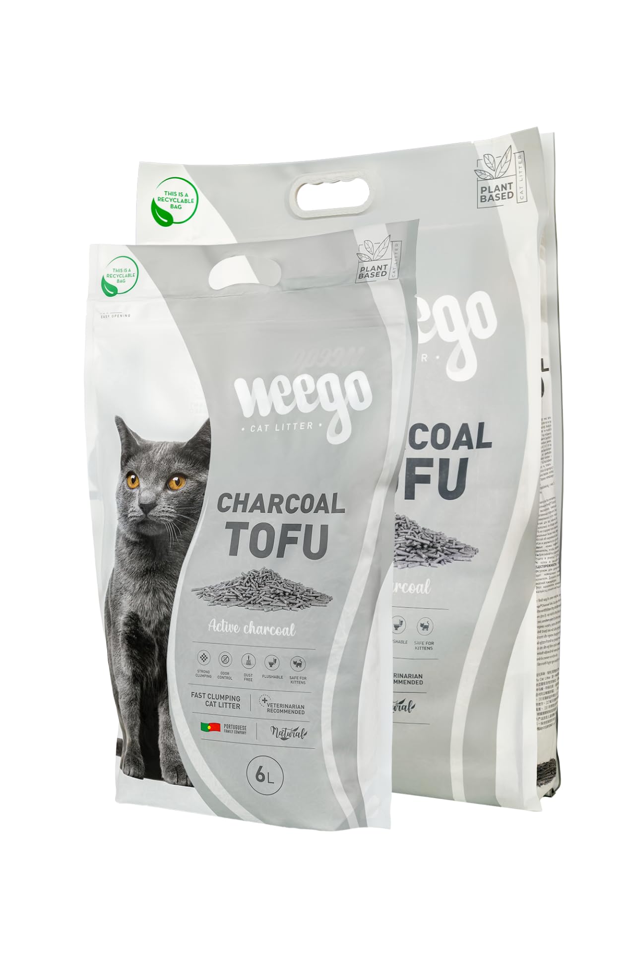 Weego Cat Litter Charcoal Tofu 18L