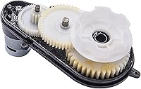 Vista 6 de 12V550 40000RPM DC Motor Caja de cambios, adecuada para niños Accesorios SUV de equitación, caja de cambios de motor de alto par RS550 de alta