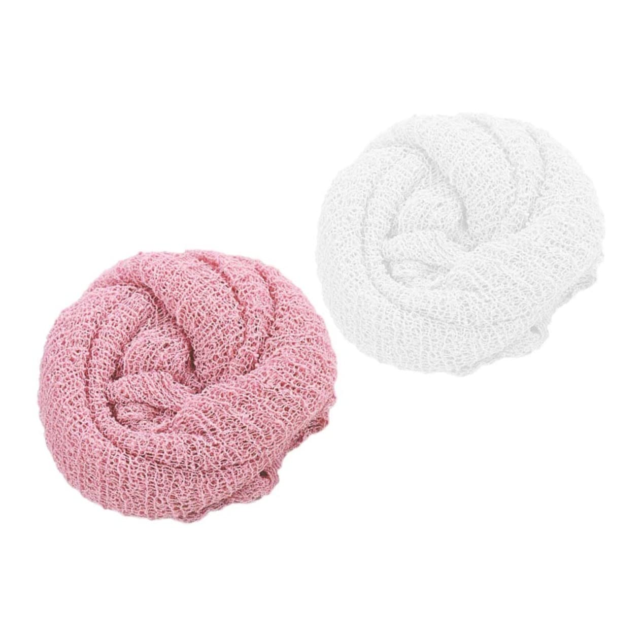 ibasenice 2 Set Coperta Avvolgente Fasciatura Del Bambino Oggetti Di Scena Per Neonati Neonato Sciarpa Neonata Panni Da Bagno Per Bambini Panni Da Bagno Per Neonati 2 Pezzi * 2