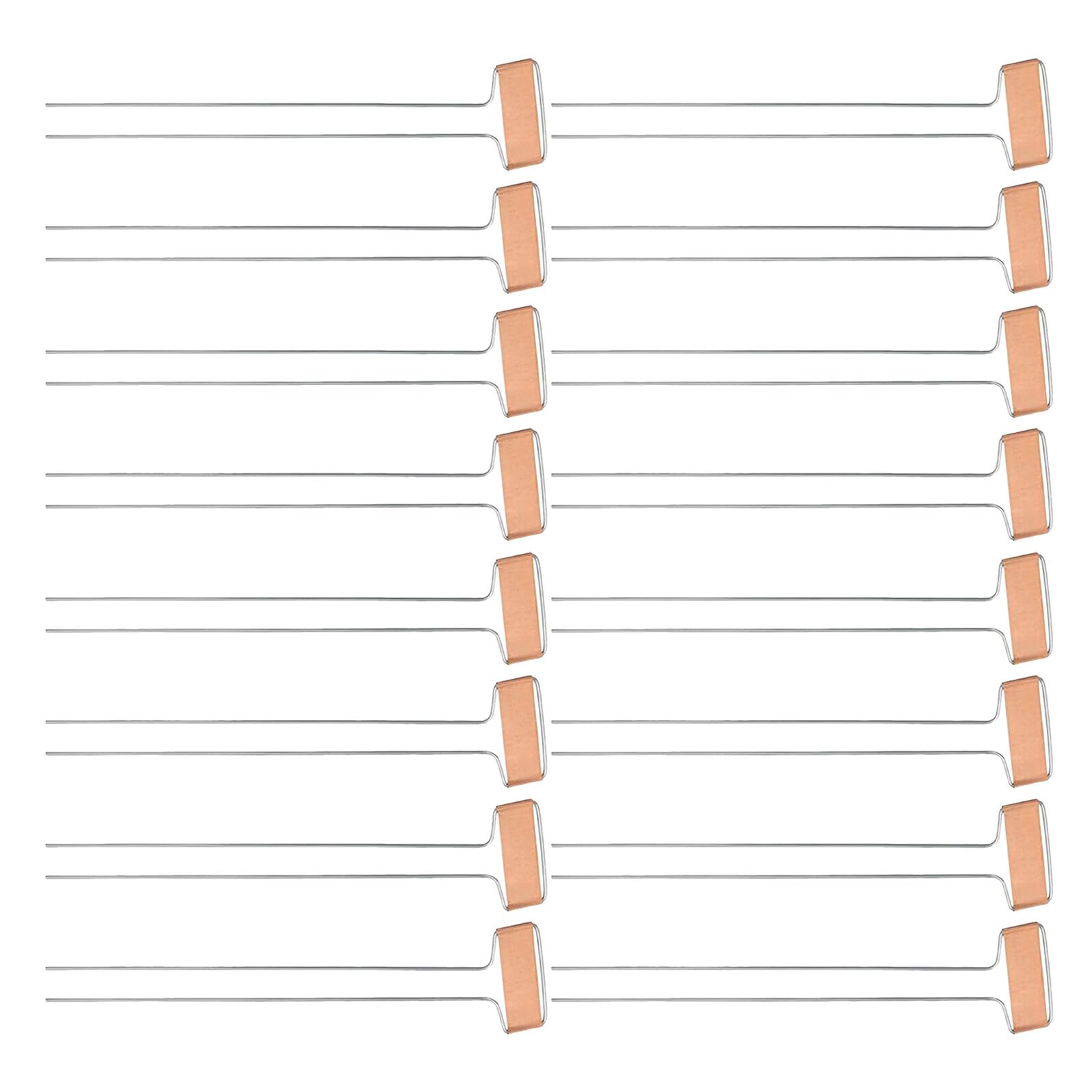 Toyvian Étiquettes en Cuivre pour Plantes de Jardin 25 Pcs Marqueurs Métalliques Imperméables pour Extérieur Étiquettes de Plantation Solide pour Fleurs Légumes et Plantes en Pot