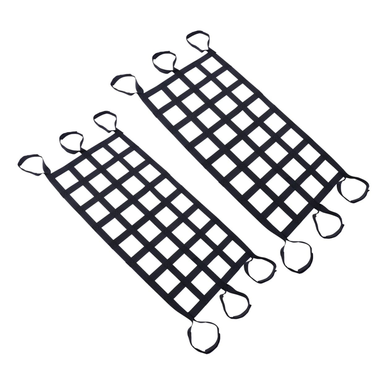 UKCOCO 2 pièces Filet de Toit de Voiture Élastique pour Rangement de Bagages Filet de Chargement Pratique et Ajustable pour Véhicules