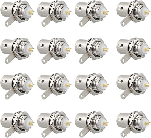 Miniatura 4 de 20PCS BNC Female Connectors - Panel Mount for Monitor Equipment, Professional Chassis Accessories, Female Bulkhead for Video Applications
