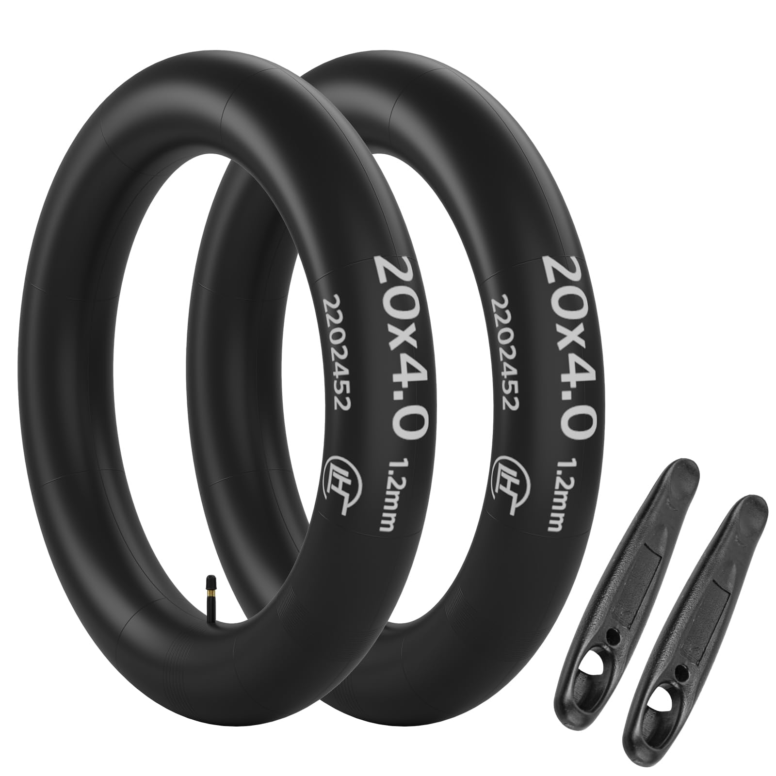 OUXI 20x4.0 Fat Tire Tube, Puncture Resistant Folding MTB Replacement Tire, 20x4.0 Fat Tyre for MTB and Ebikes, All-Terrain Directional Tread Bicycle Tires and Tubes