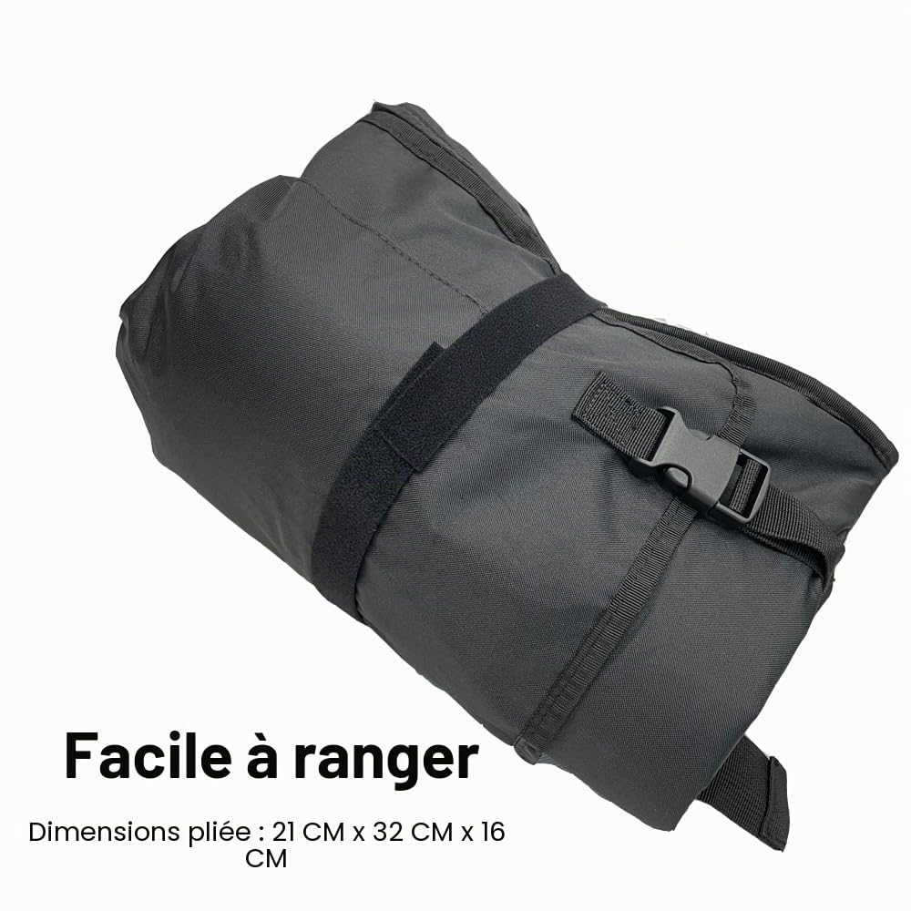 Sac de voyage pour poussette, sac à dos et rangement pour poussette compatible Cybex Coya, Beezy, Eezy Baby Carts, Noir