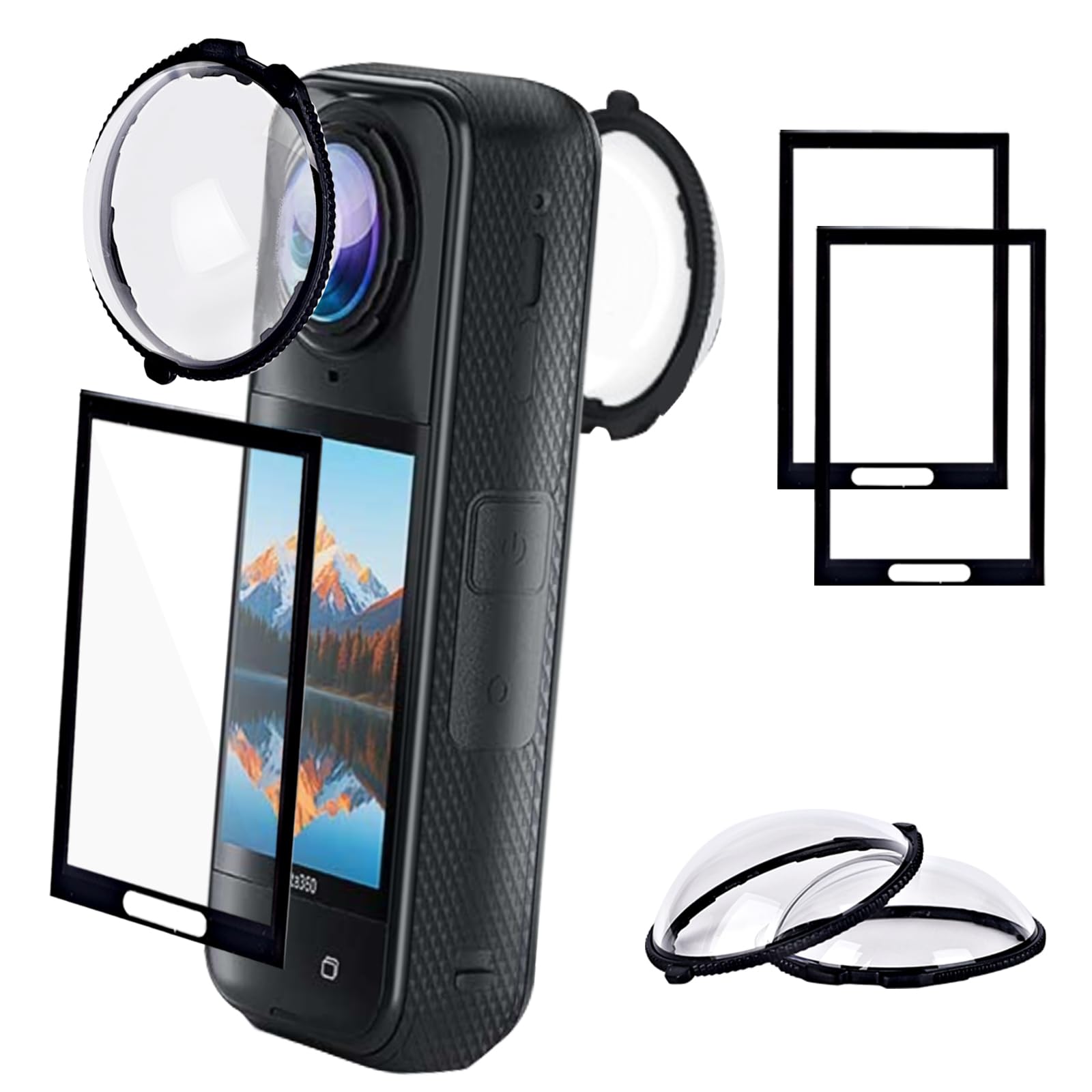 X5 Lens Guards &amp; 360x5 Screen Protector for Insta360 X5