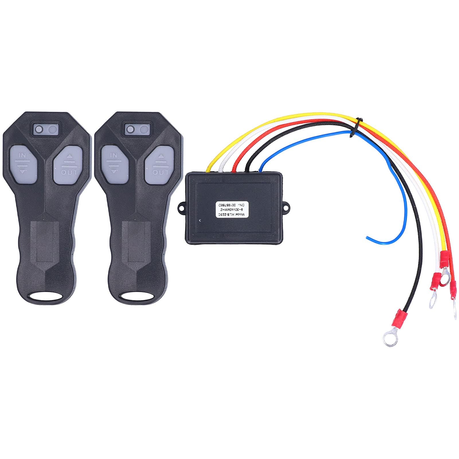 Kit Telecomando Wireless per Verricello 12V, 2 Telecomandi con Batteria, per Auto Camion ATV