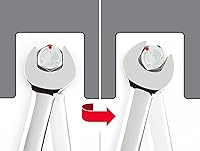 Vista 8 de TEKTON Llave combinada de trinquete flexible de 5/16 pulgadas WRN57006