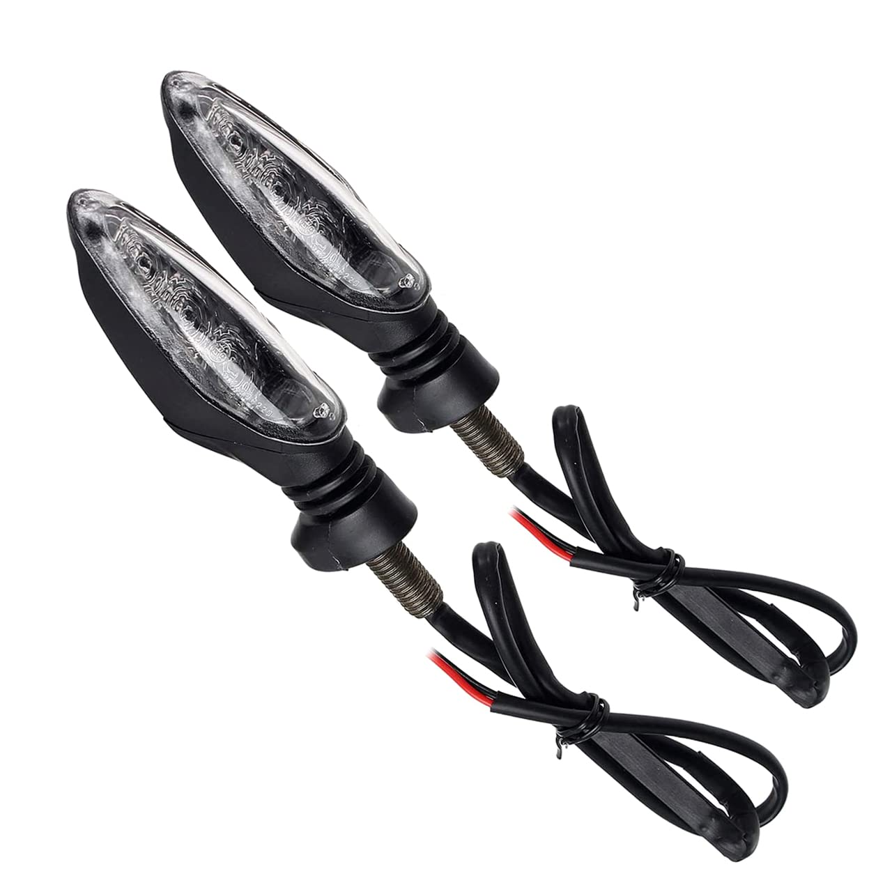 TRP TRADERS® Waterproof Unbreakable Quality Rubber Motorcycle Front or Rear Turn Signal Indicators Compatible with KTM Style Universal for All Bikes Models (Amber, Pack of 2)-image-17