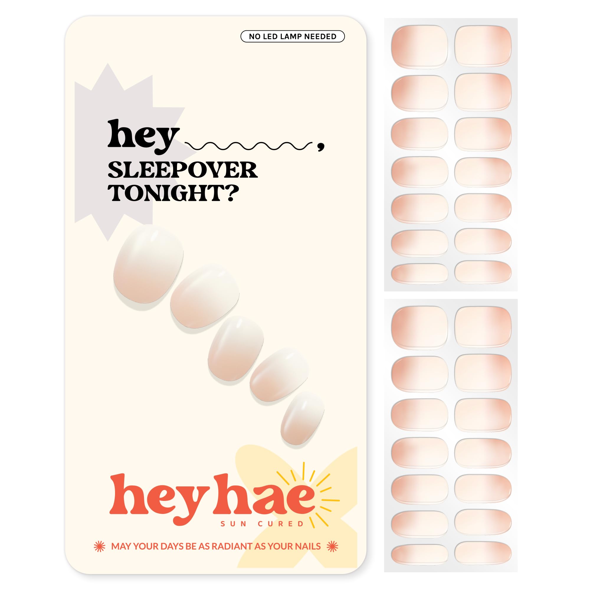Heyhae Semi Cured Gel Nail Strips