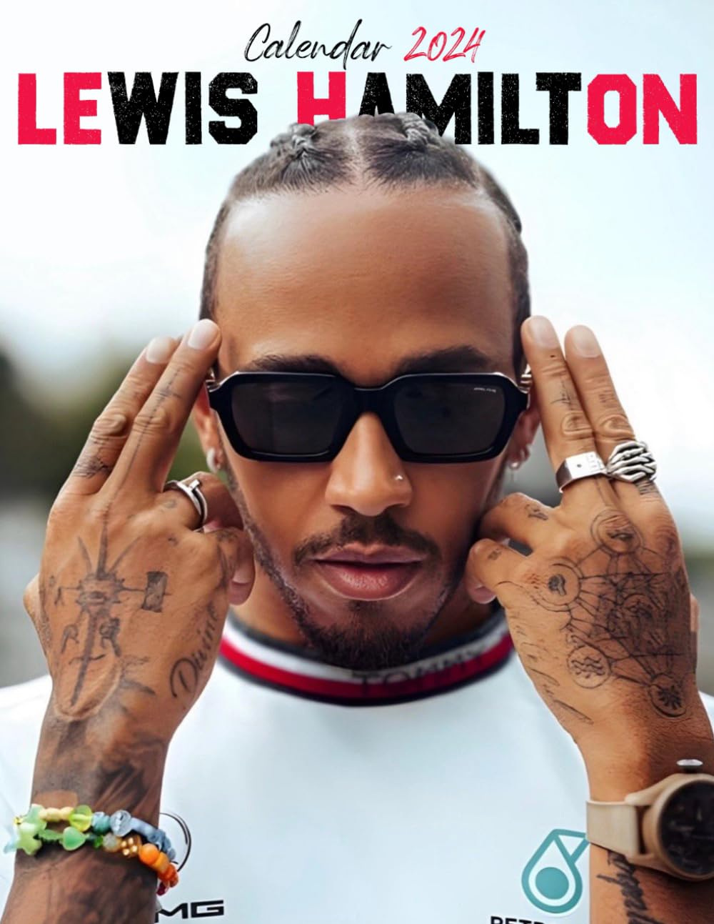 Bady HoslLewis h.m.ton Calendar 2024 2025: L.W hamilton OFFICIAL Planner 2024 2025, with note section to write in each day of the months (Sport, model,British racing driver) Kalendar Calendario calendrier.