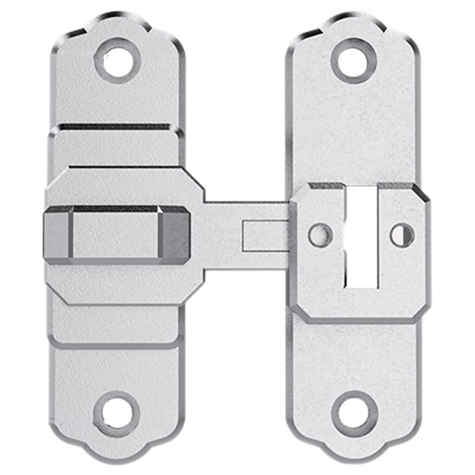 Boulon coulissant loquet de porte incurvé à angle droit pour serrure de placard et pièce