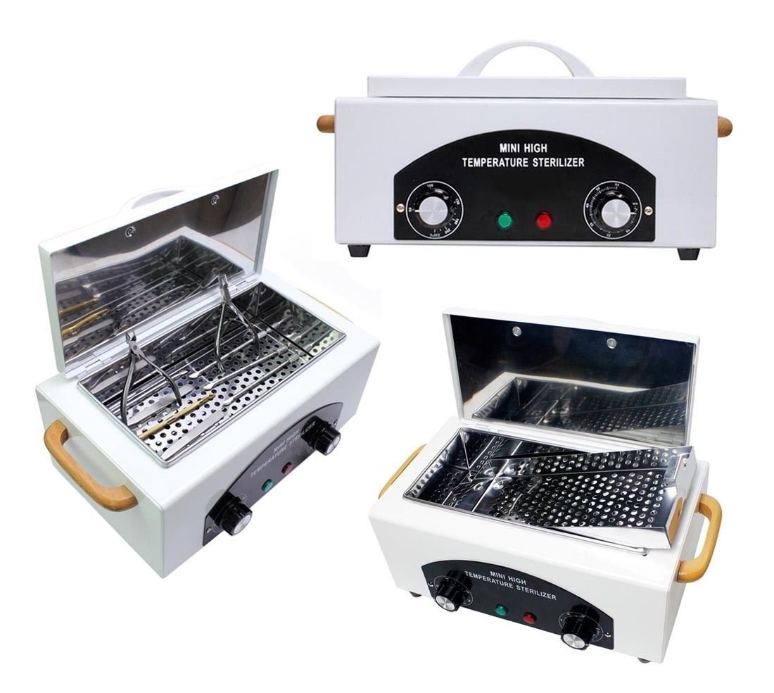 TEMPO DI SALDI Sterilizzatore Professionale A Secco Per Accessori Estetista Utensili 200°C Max