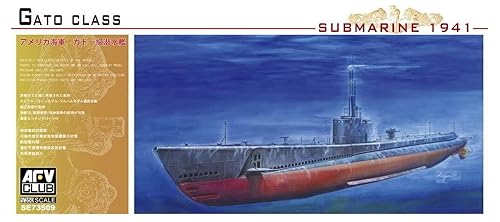 USS Gato Clase Submarino 1941 1-350 AFV Club Juguete