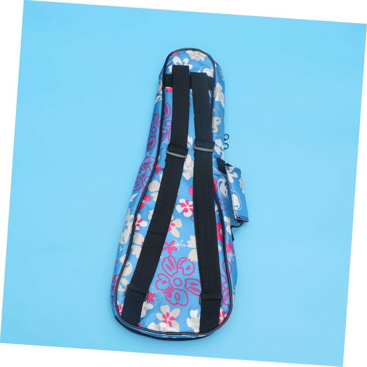 Bolsa De Almacenamiento Para Ukelele Acolchada Algodón Estampado Floral Resistente Doble