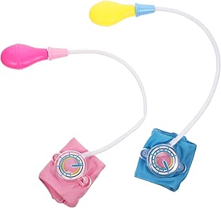 CIYODO 2 Pçs Kit Médico De Brinquedo Esfigmomanômetro Para Crianças 3-5 Manguito De Pressão Arterial Conjuntos De Jogo Médico Para Crianças Crianças Brinquedo Terno Infantil Brinquedos