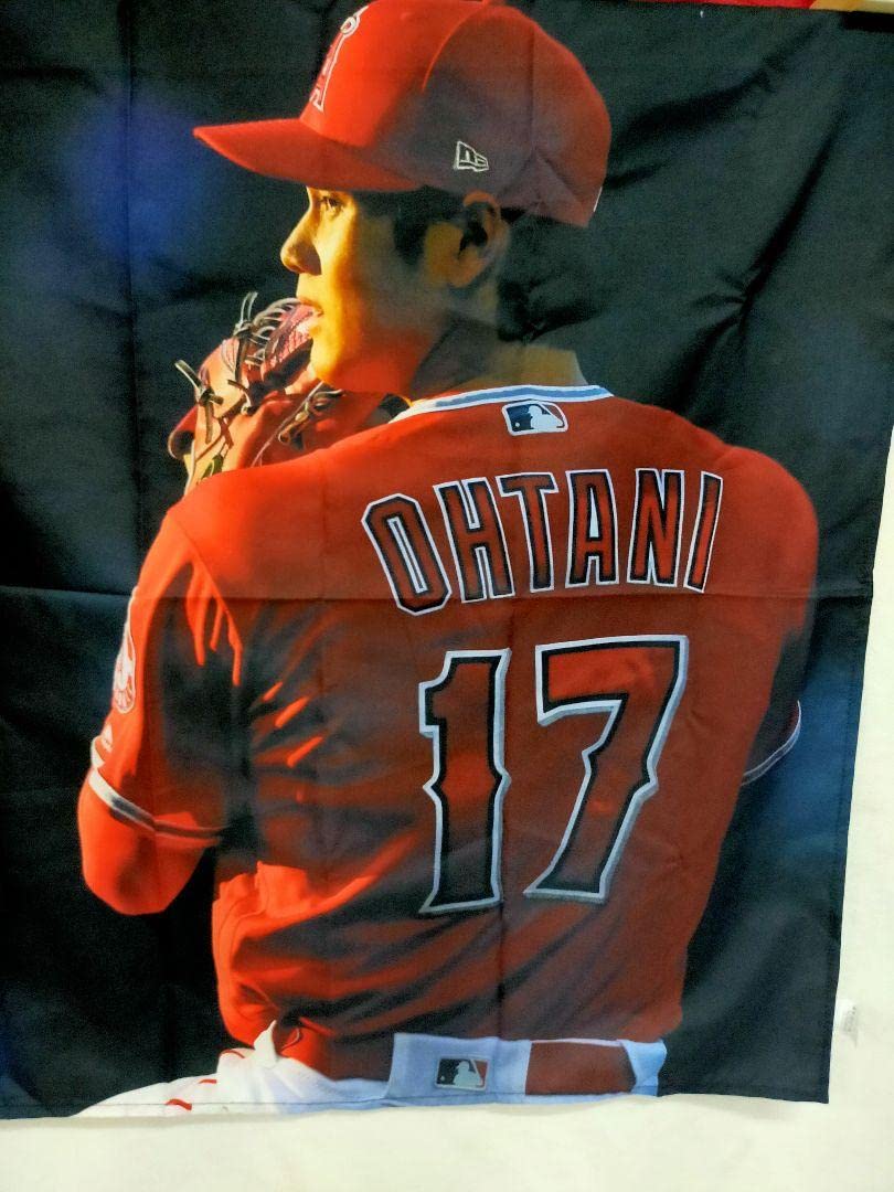Amazon.co.jp: 73cm 95cm 大谷翔平選手 タペストリー 布