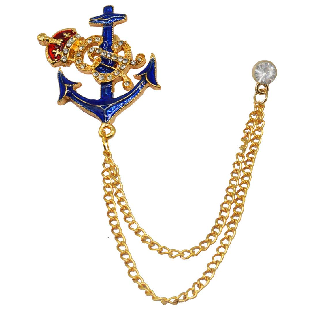 SulleryAnchor Shape Lapel Pin Brooch
