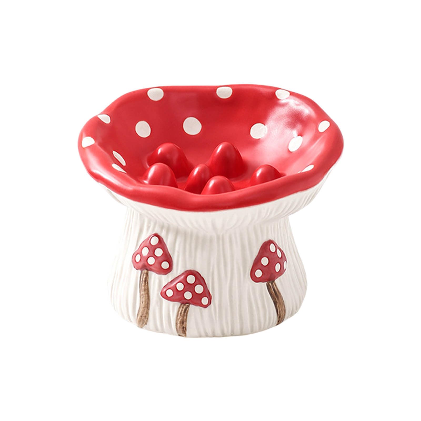 セット Amazon.com: 2025 New Mushroom Cat Bowl, Elevated Cat Bowls
