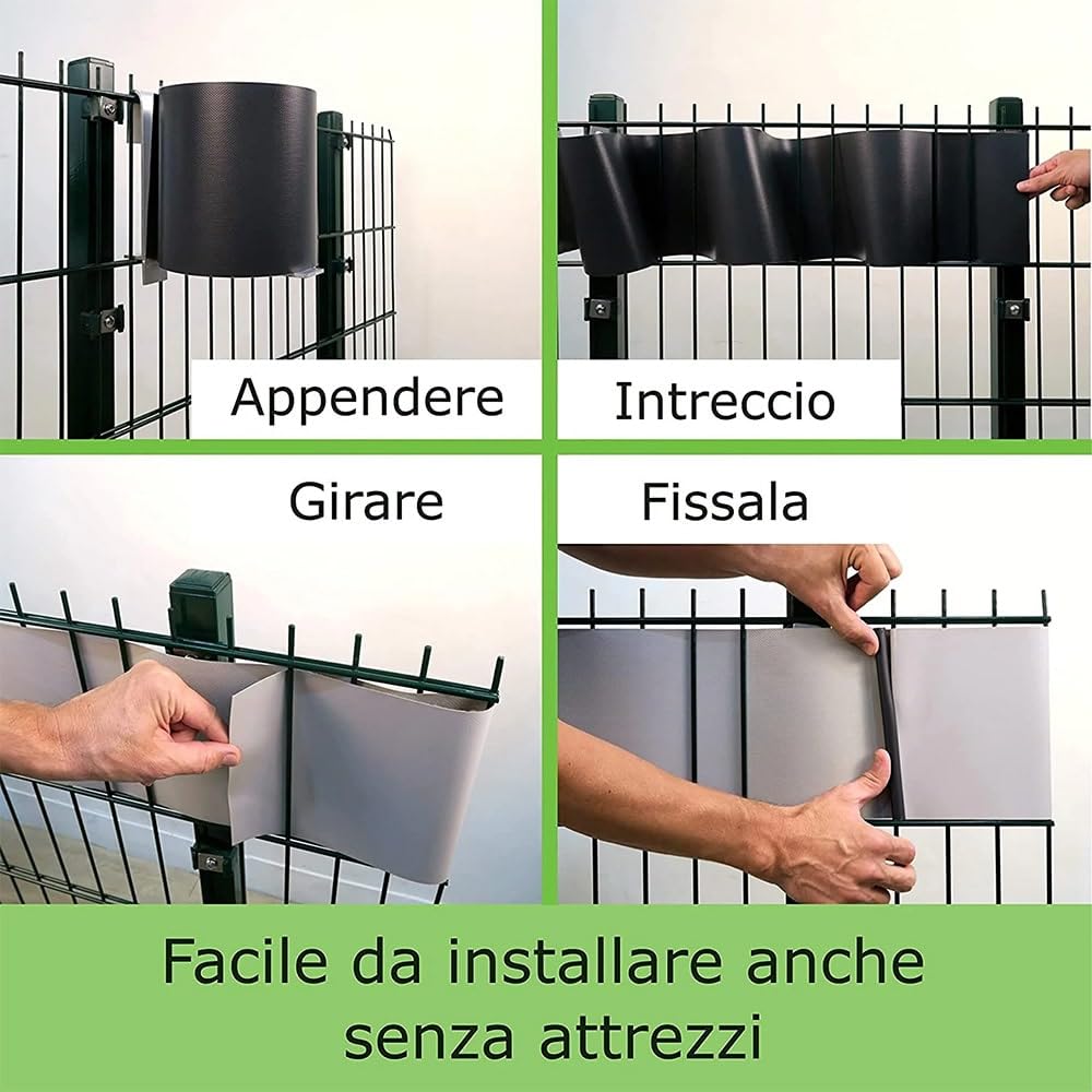 Rete Frangivista In PVC Per Giardino E Balcone, Ultraresistente, PVC