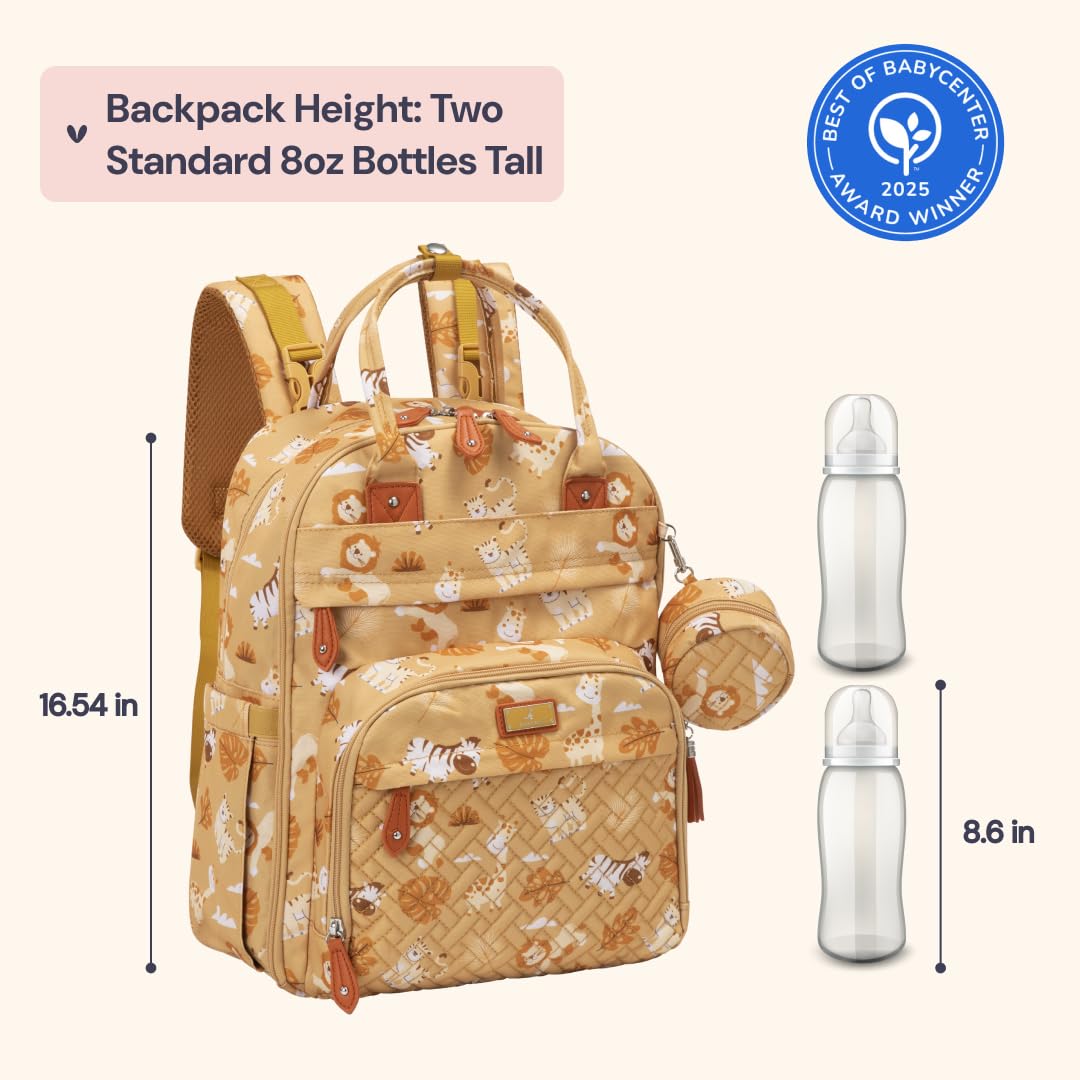 BabbleRoo - Borsa per pannolini, zaino da viaggio