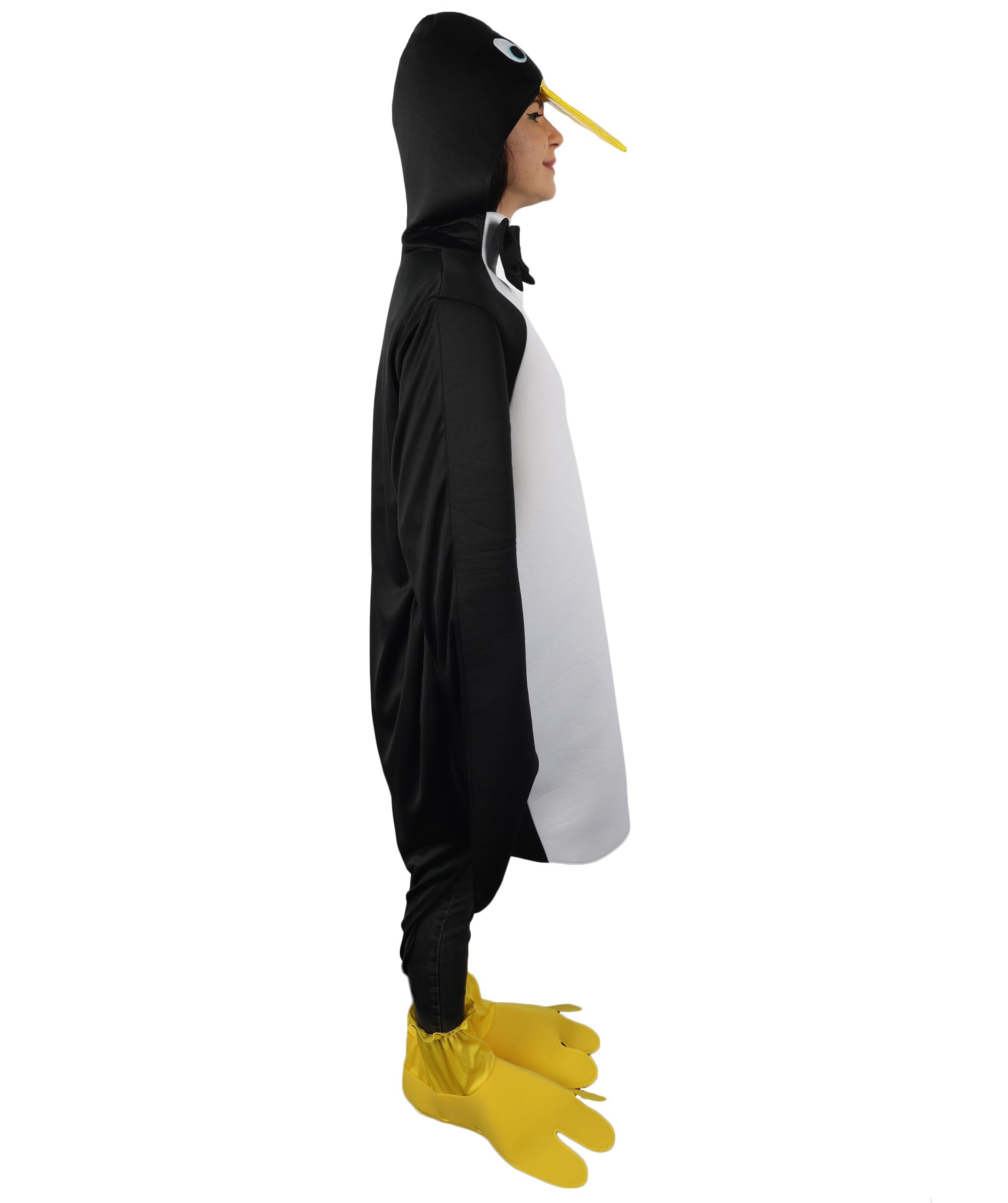 Catwalk Adult Penguin Fancy Dress Costume, Unisex, Black and White (X-Large: Up to Chest 54") - Image 4