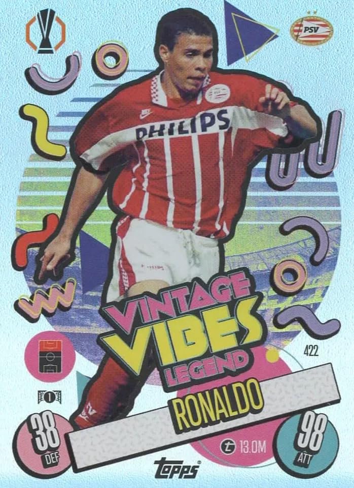 Match Attax 2024 2025 Ronaldo Vintage Vibes Legend Trading Card