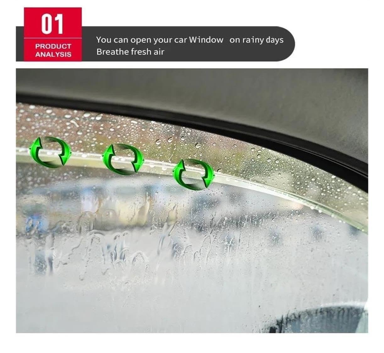 Generisch Fenster Windabweiser Auto Für VW Für Passat B6 6 2006~2011