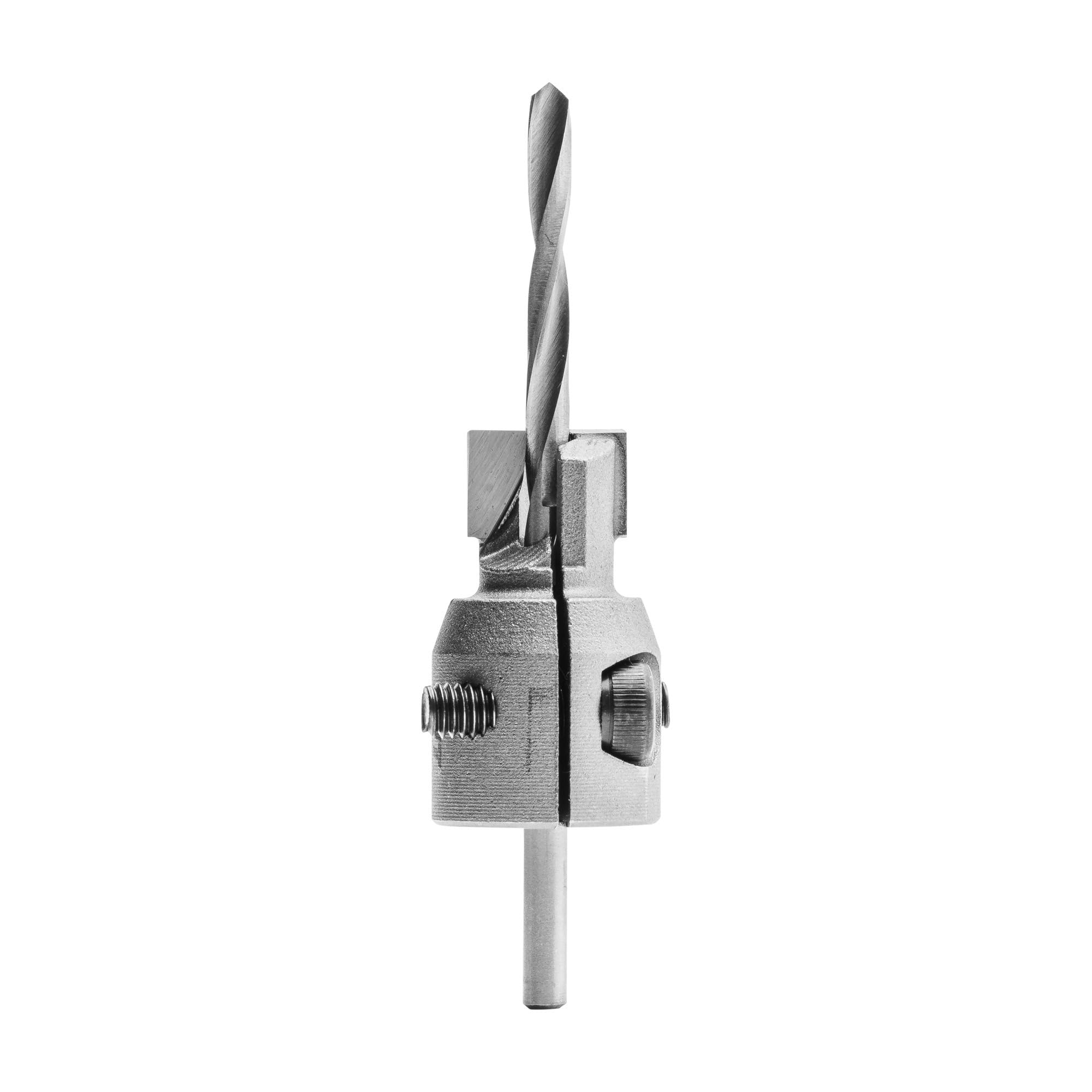 ENT 52165 Aufsteckversenker verstellbar HW (D1) 11,5-15,5 mm, NL 12 mm, GL 28 mm, Bohrdurchmesser (D2) 3,0-7,2 mm