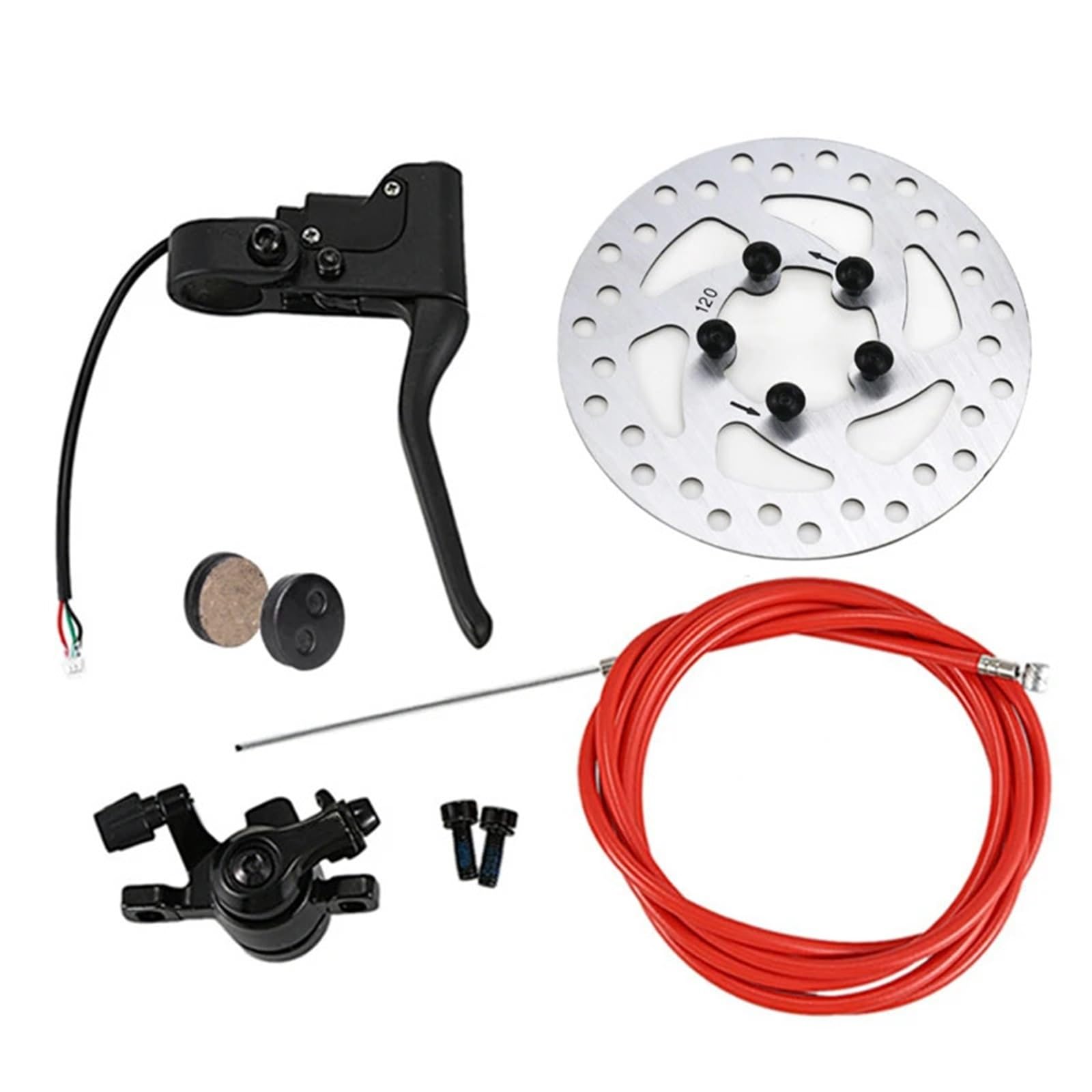 Gruppo Freno for Manubrio Monopattino Elettrico Xiao-Mi M365 PRO 1S, Set di Cavi e Linee Freno a Disco, Parti di Ricambio