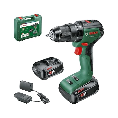 Immagine del prodotto Bosch Trapano con percussione a batteria UniversalImpact 18V-60 (2 batterie da 2,0 Ah, sistema 18 Volt, in valigetta