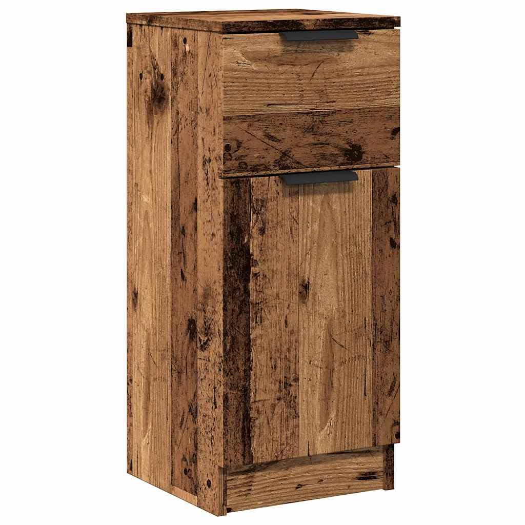 vidaXL Buffet Vieux Bois 30x30x70 cm Bois d'ingénierie