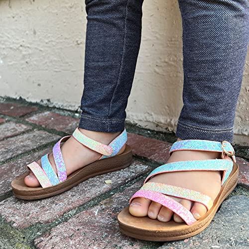 Image of TRENDSUP Kids Sparkling Flat Sandals