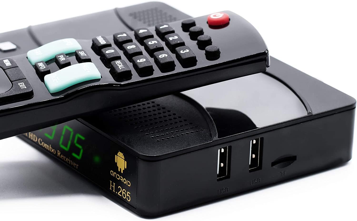 iViewHD NEW Smart TV 4K Android Combo Receiver Freeview HD + Satellite HD Set Top Box & HD