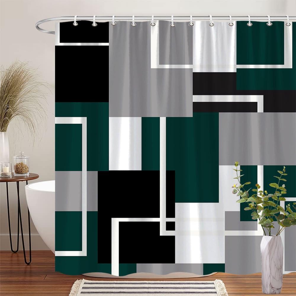 Rideau de douche long 90 x 220 cm pour éviter les fuites d'eau au sol
