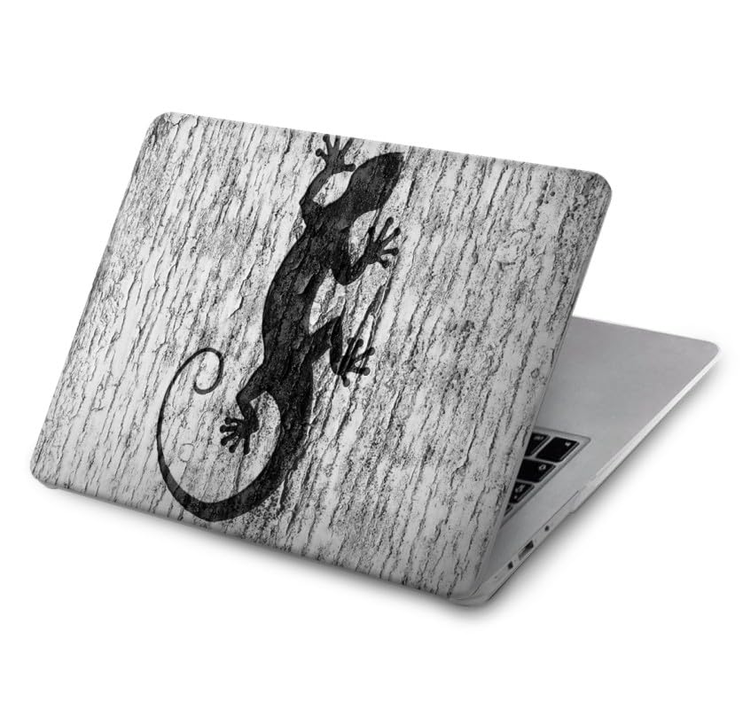 Housse MacBook Air 13 haut de gamme - Coque rigide graphique Gecko Wood