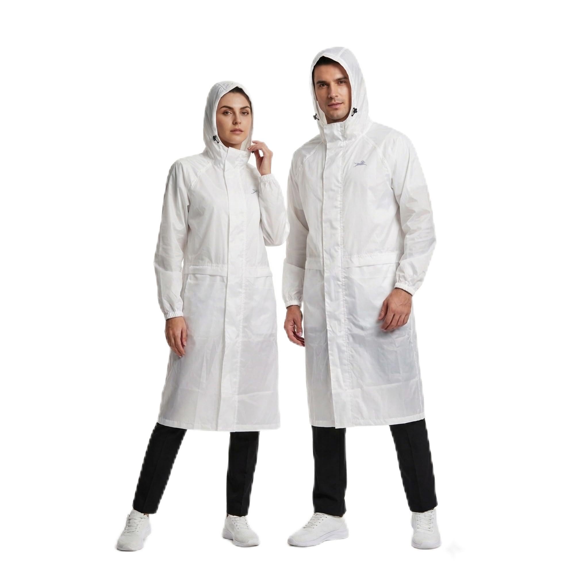 tvs Long raincoat with Hood for Men & Women | PU Coated Waterproof Fabric Reflective Back, Elasticated Full Sleeve | Premium Comfort for Easy Ride-picture-35