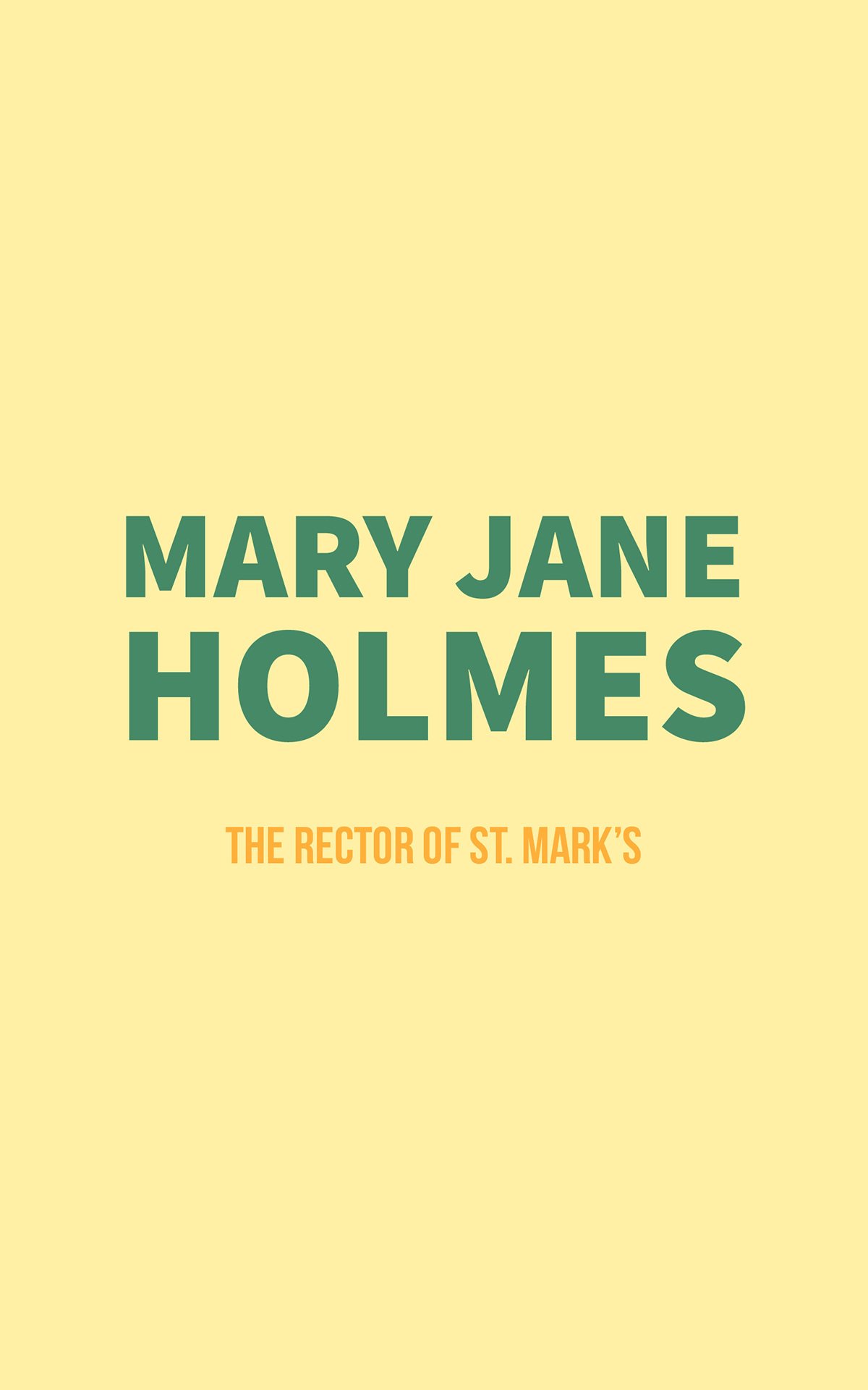 The Rector of St. Mark's