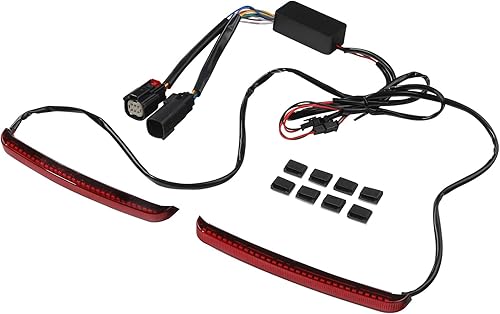 TCT-MOTORPARTS Saddlebag - Luces traseras LED de freno para Harley Touring Road Glide Street Glide Road King Electra Ultra Limited14-23 disponible en Yaxa Guatemala