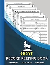Goat Record Keeping Book: Goat Log Book For Goat Owners To Keep Track Of Their Herd Including Goat Info, Medical Info, Kidding And Breeding Records, ... Expense, Income, And More, All In One Place!