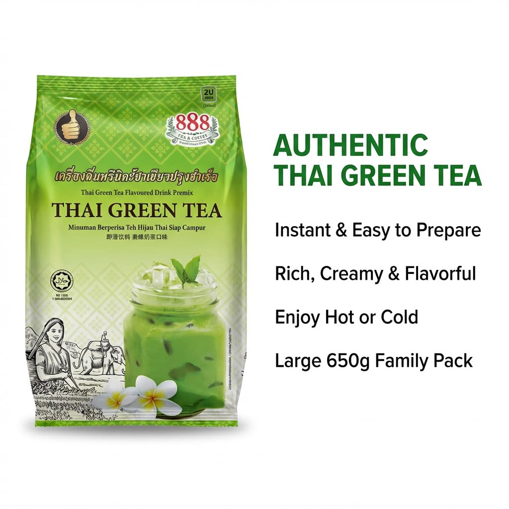 Thai Green Tea Instant Pulver – Getränkepulver aus Thailand