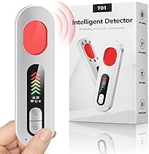 FIVAVA Wanzen Detektor, Kamera Detektor Mit 6 Stufen Empfindlichkeit, 5-In-1 Hidden Camera Detector, Versteckte Kamera Detektor für Hotel