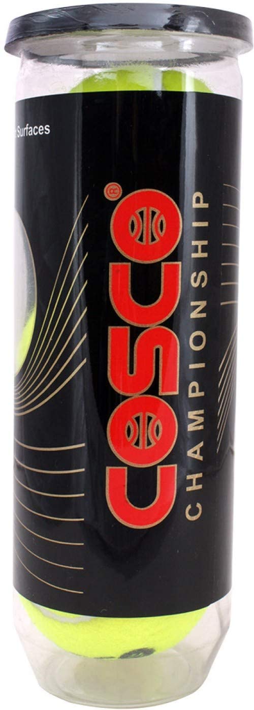 Cosco Championship Tennis Pressurised Balls Packed in Petcan of 3 Balls. (B07TJXYYDD) Amazon Price History, Amazon Price Tracker
