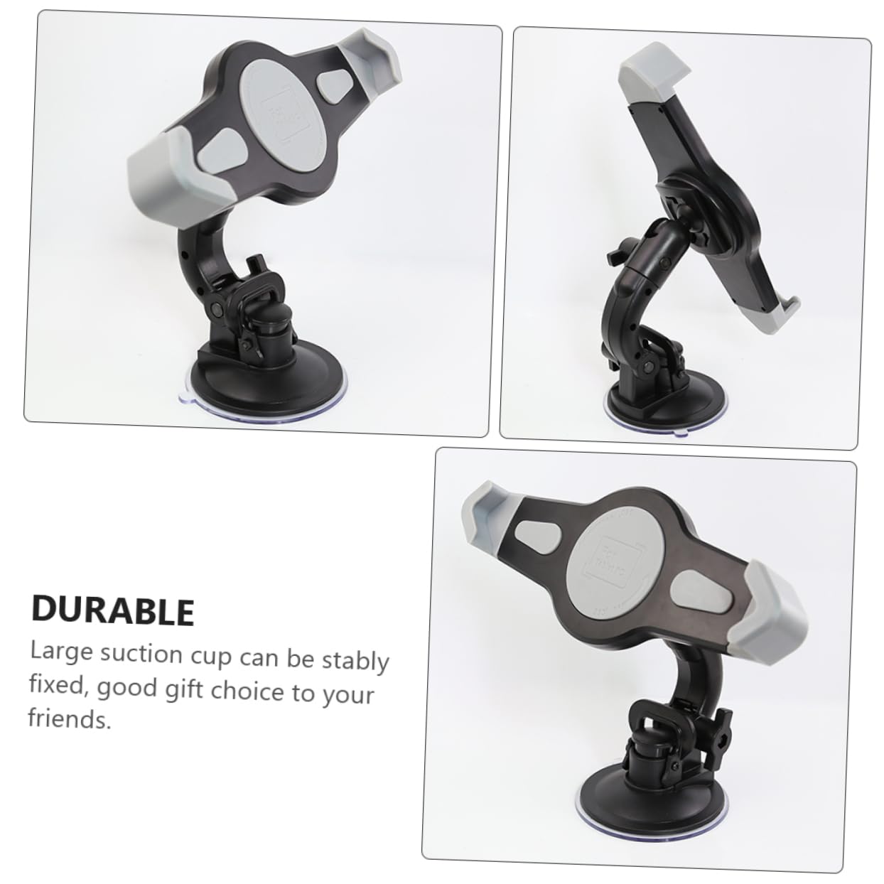 SHINEOFI Soporte a 10.1 Material a Ventosa Coche Grande Tablet en de 7 de Abs y Fijación Estable Pulgadas, Montaje Tablets y Navegadores Vehículo